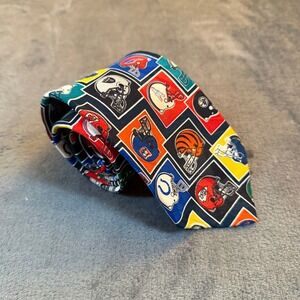 Surrey NFL Football Helmet Tie Men's Necktie NFL Teams Vintage Retro